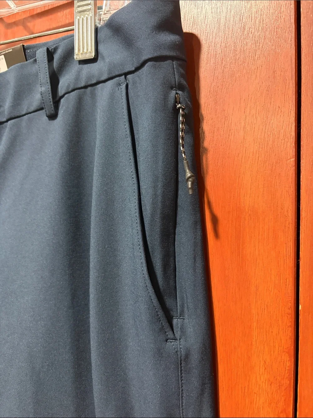 Men's FLX Stretch Dress Pants in Navy Blue
